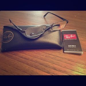 Ray Ban Men’s Glasses. Case and paperwork included